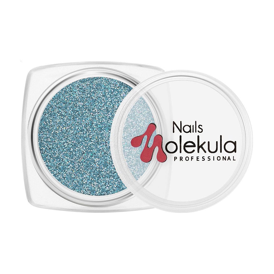 Пісок для декору нігтів Nails Molekula Professional Sand For Design, Light Blue, 3 г